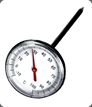 term�metro tipo dial para termos y líquidos (-10 a 100ºC)